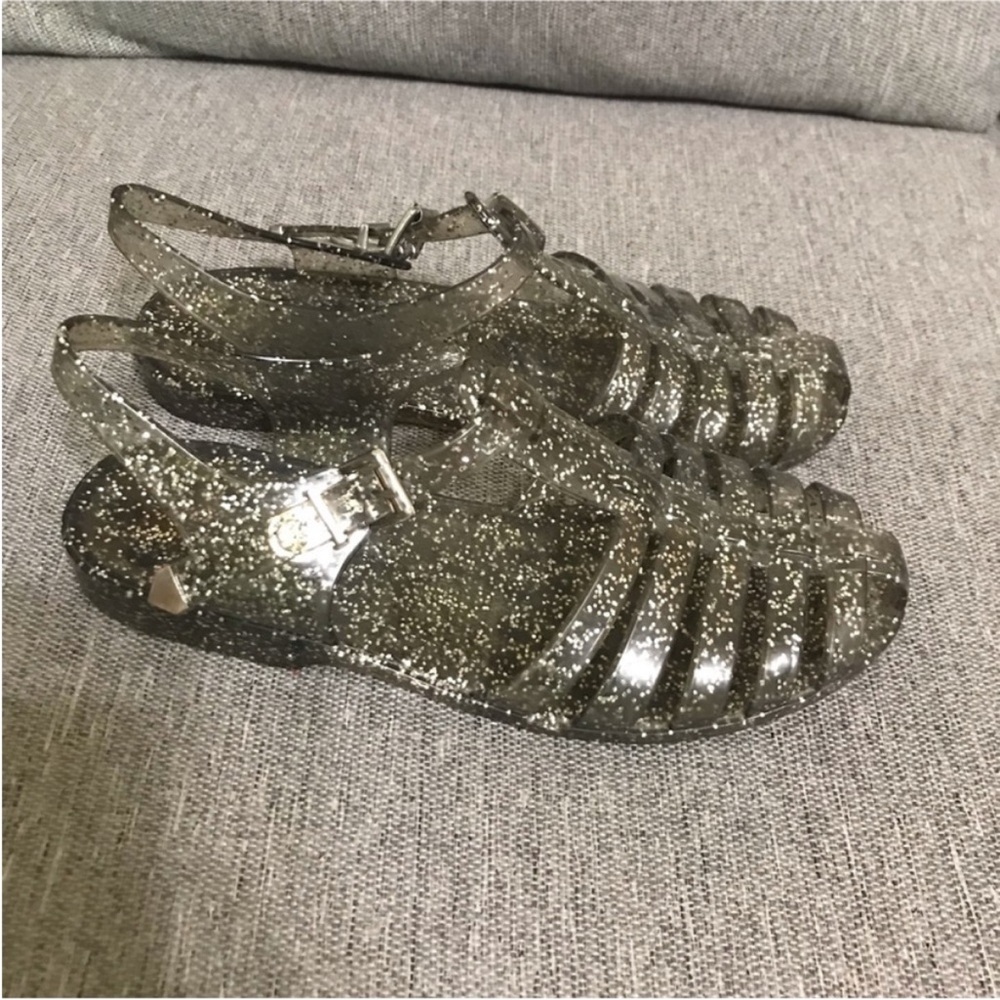 Forever Young Glitter Jelly 90’s Sandals